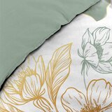 Douceur d intérieur Bela/zelena bombažna posteljnina za zakonsko posteljo/podaljšana 240x220 cm Lolita – | Shoptok.si