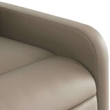  Električni naslonjač od umjetne kože boja cappuccina | shoptok.hr