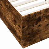  Okvir kreveta za pod Dimljeni hrast 80 x 200 cm | shoptok.hr
