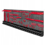KADAX Delavska plošča za orodje, stenska, 232 x 78 cm, 50 kabin, 80 držal, garaža, (5000355539) | Shoptok.si
