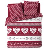 Douceur d intérieur Crvena pamučna posteljina za bračni krevet/za produženi krevet 240x220 cm Alpage – | shoptok.hr