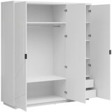 MID.YOU omara s klasičnimi vrati, bela, bela, visoki sijaj | Shoptok.si