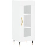 Maison Chic Komoda - Predalnik bela 34,5x34x90 cm inženirski les, (21716452) Cene