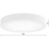  plafonsko svetlo sa senzorom cleo, 5x E27/24W/230V, prečnika 60 cm, belo | Eponuda.com