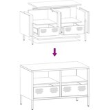 TV ormarić antracit 68x39x43,5 cm hladno valjani čelik | shoptok.hr