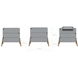 BELLAMY Lotta komoda s 3 ladice, grey | Eponuda.ba