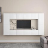  8-dijelni set TV ormarića bijeli od konstruiranog drva | shoptok.hr