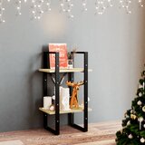 vidaXL ormarić za knjige s 2 razine 40 x 30 x 70 cm masivna borovina Cijene