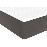 Box spring krevet s madracem tamnosivi 80 x 200 cm baršunasti | shoptok.hr