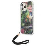 futrola za iphone 13 pro max blue flower strap
