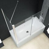  Dvostruka preklopna tuš-kabina ESG 120 x 68 x 130 cm | shoptok.hr