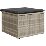  8-dijelni vrtni set sofa s jastučićima u svjetlosivoj boji od poly ratana | shoptok.hr