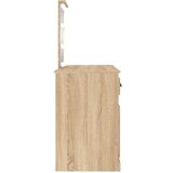  Toaletni stolić LED boja hrasta sonome 130 x 50 x 132 5 cm | shoptok.hr