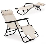 Modern Home BAŠTENSKA FOTELJA ZERO GRAVITY BEIGE | ePonuda.com