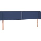  Vzglavje z ušesi modro 183x16x78/88 cm blago, (20951830) | Shoptok.si