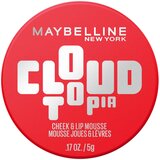 Maybelline New York Cloudtopia rumenilo i ruž za usta 03 divine crimson Cene