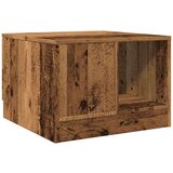 vidaXL Stolić za kavu boja staro drvo 50x50x36 cm konstruiranog drva | shoptok.hr