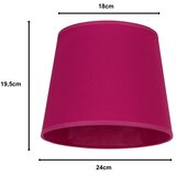  duolla - abažur za stolnu lampu classic m E27 prečnik 24 cm ružičasta | Eponuda.com