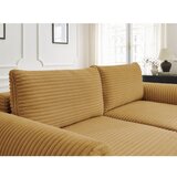Bobochic Paris Senf žuta sklopiva sofa od samta 257 cm Lucien – | shoptok.hr