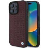 BMW ETUI SIGN LEATHER DIAMOND METAL LOGO MAGSAFE NA IPHONE 16 PRO MAX - CZERWONE, (21898043) | Shoptok.si