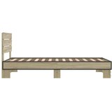  Okvir za krevet boja hrasta 90x190 cm konstruirano drvo i metal | shoptok.hr