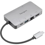 Docking Station tipo c A 1x HDMI 1x VGA 1x USB-A 1x Tipo C Plata, (20837582)