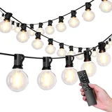 Vrtni svjetlosni lanac girlanda 25 × LED, 15 m, 9 načina rada, vanjska rasvjeta 9 W