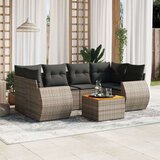  7-dijelni set vrtnih sofa sivi od poliratana | shoptok.hr