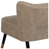 Ixia Bež sedežna garnitura iz šenilje 134 cm Glam – | Shoptok.si