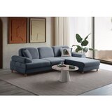 Atelier Del Sofa Aries Relax Right ugaona garnitura na razvlačenje 180 × 280 cm, teget Cene