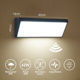  Brilagi - LED spoljno zidno svetlo sa senzorom TRIANGLE LED/42W/230V crno IP65 | Eponuda.com