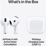 Apple AirPods (4. generacija) MXP93ZM/A s aktivnom redukcijom buke bežicne s slušalice USB-C punjacem Apple AirPods (4. generacija) MXP93ZM/A s aktivnom redukcijom buke bežicne s slušalice USB-C punjacem Slike