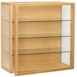 Hübsch Stenska vitrina v hrastovem dekorju v naravni barvi 60x60x27 cm Poetic – | Shoptok.si