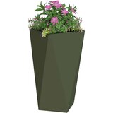  Sadilica Maslinasto zelena 40 x 40 x 75 cm Čelik | shoptok.hr