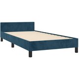  Okvir za krevet bez madraca tamnoplavi 100x200 cm baršunasti | shoptok.hr