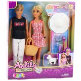 Anlily set za lutke: djevojčica s dječakom, šešir i dodaci za psa | shoptok.hr
