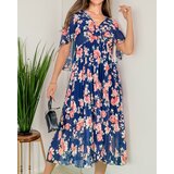 Resti Women's pleated floral midi dress | Eponuda.ba