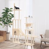  Penjalica za mačke sa stupovima za grebanje krem 279 cm | shoptok.hr