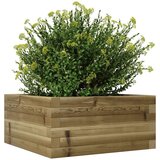  Vrtno cvetlično korito 50x50x23 cm impregnirana borovina | Shoptok.si