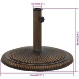  Stalak za suncobran brončani 45 x 45 x 30 cm lijevano željezo | shoptok.hr