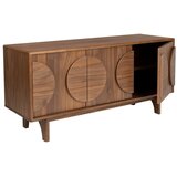 Zuiver Rjava nizka komoda v orehovem dekorju 120x58 cm Groove – | Shoptok.si