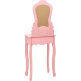 vidaXL Toaletni stolić sa stolcem rozi 50x59x136 cm drvo paulovnije | shoptok.hr