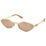 Miu Miu MU56ZS 5AK40D ONE SIZE (56) Zlata/Rjava Cene