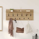 Vješalica za kapute na zidu Umjetnički hrast 100 x 40 x 12 cm | shoptok.hr