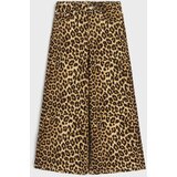 Sinsay Wide leg traperice s leopard printom | shoptok.hr