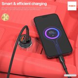  Auto punjač Moxom MX-VC44 USB-A 18W+Type-C PD30W bez kabla | Eponuda.com