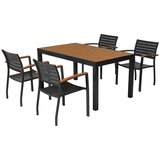 Gardenson VRTNA GARNITURA ASTROS aluminij barve grafita, naravne barve | Shoptok.si