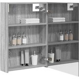  Kopalniška ogledalna omara Siva Sonoma 50 x 14,5 x 70 cm, (5000232863) | Shoptok.si