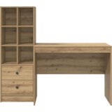 vidaXL Stol za pohranu Od umjetničkog hrasta Konstruirano drvo | shoptok.hr