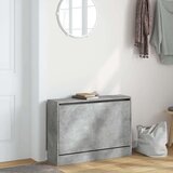 Ormarić za cipele boja betona 80x21x57 cm konstruirano drvo | shoptok.hr